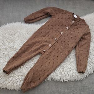 Jamie Kay Knit Pointelle Sweater Romper One Piece 2 Years